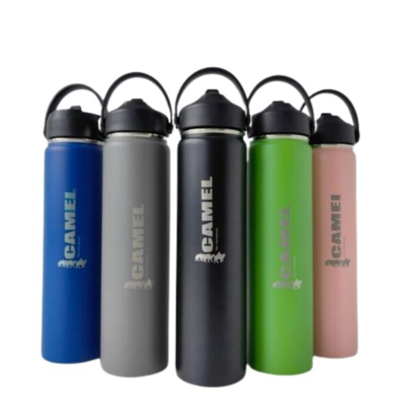 Camel Stainless Steel Vacuum Reusable Double Wall Insulated Water Bottles x 1
